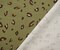 Green-Brown-Multi Cotton Leopard Printed Twill Woven Fabric By the Yard